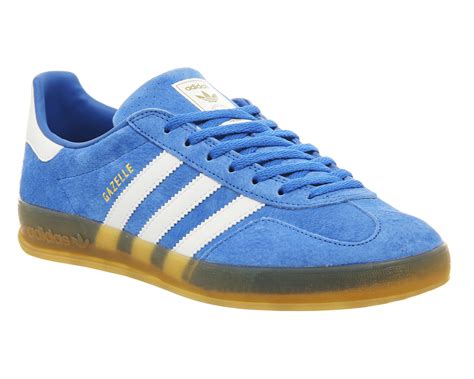 adidas gazelle blue indoor|Adidas originals gazelle blue.